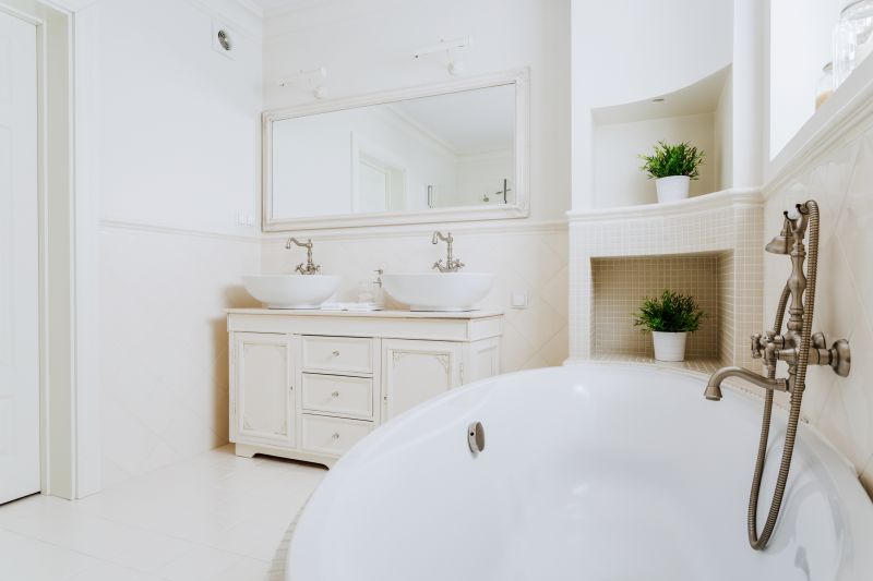 Elegant Bathroom with New Tub